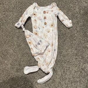 Floral Knot Gown and Hat from Caden Lane